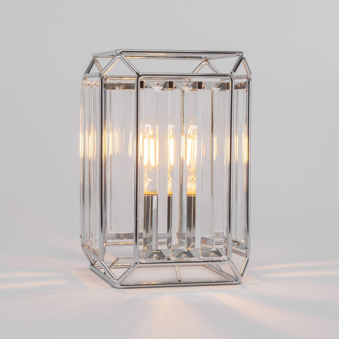 Toltec Lighting 495-CH  Genesis Table Lamp Chrome