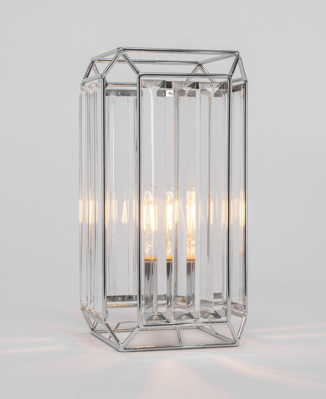 Toltec Lighting 497-CH  Genesis Table Lamp Chrome