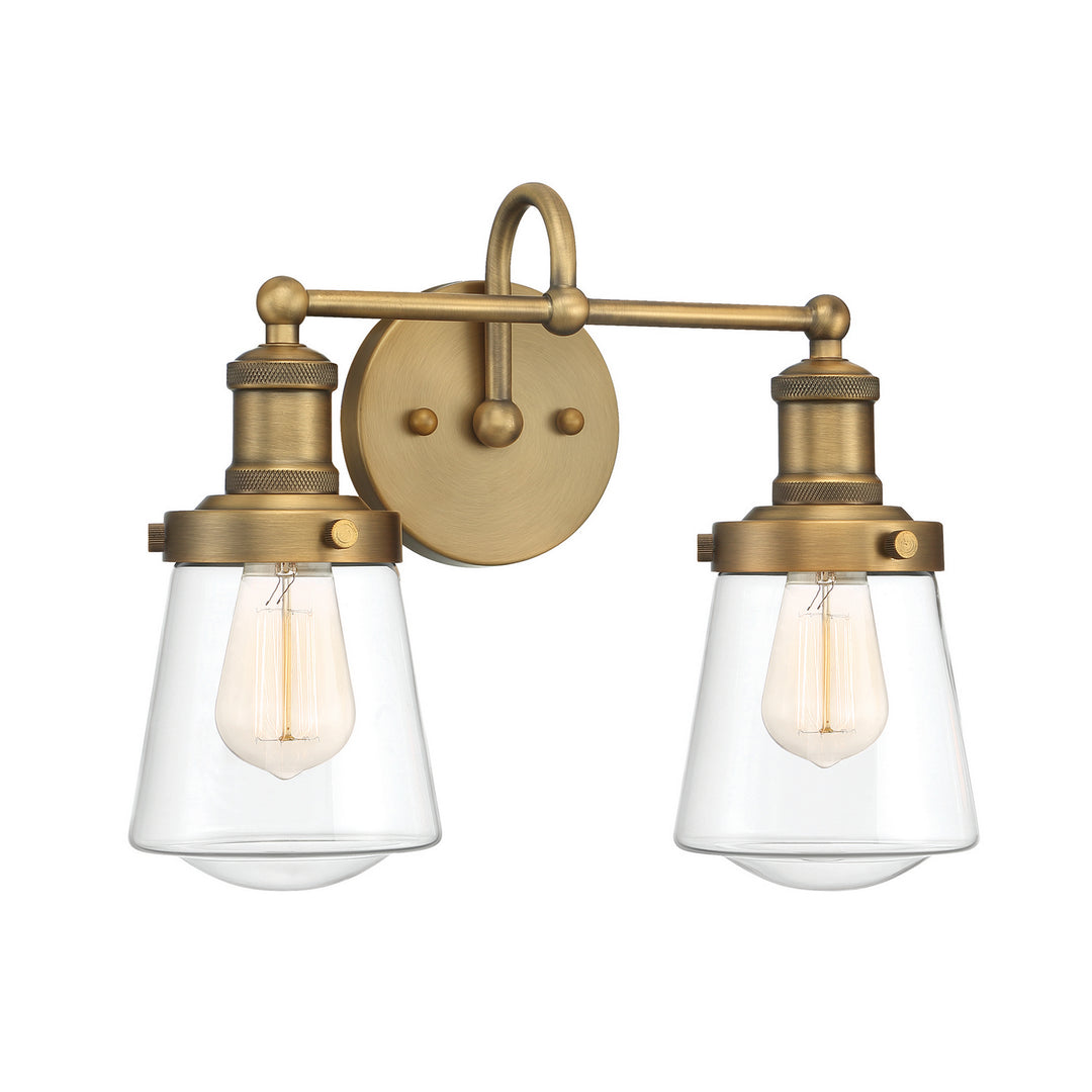 Designers Fountain Taylor 69502-OSB Bath Vanity Light 16 in. wide - Old Satin Brass
