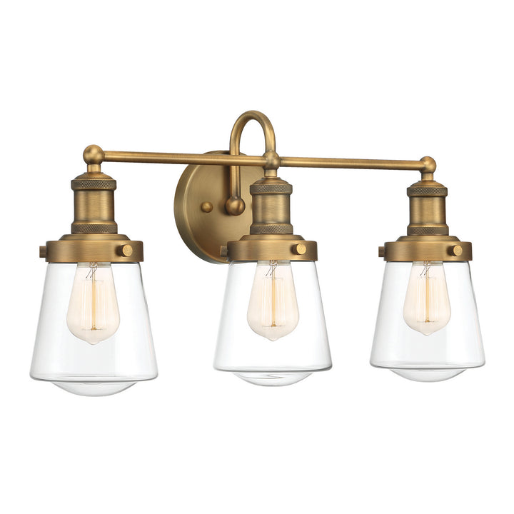 Designers Fountain Taylor 69503-OSB Bath Vanity Light 23 in. wide - Old Satin Brass