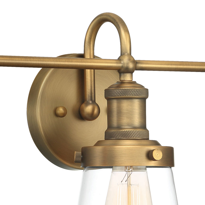 Designers Fountain Taylor 69503-OSB Bath Vanity Light 23 in. wide - Old Satin Brass