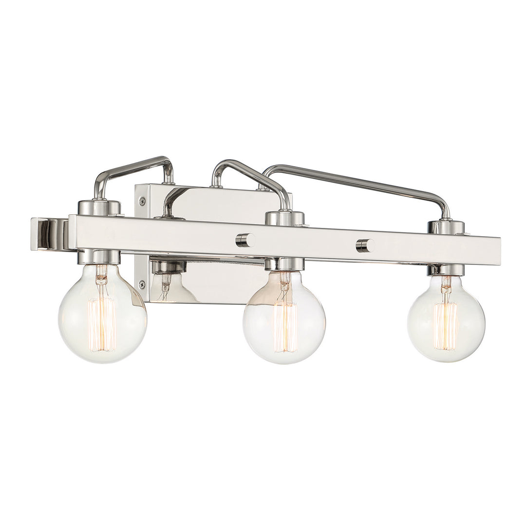 Designers Fountain Ravella 94203-PN Bath Vanity Light 24 in. wide - Polished Nickel