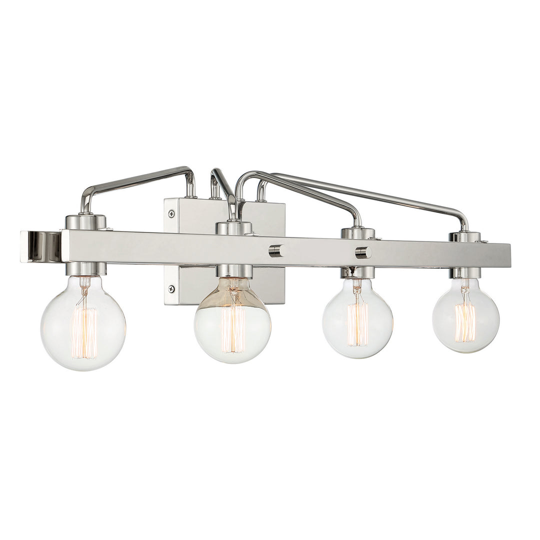 Designers Fountain Ravella 94204-PN Bath Vanity Light 34 in. wide - Polished Nickel