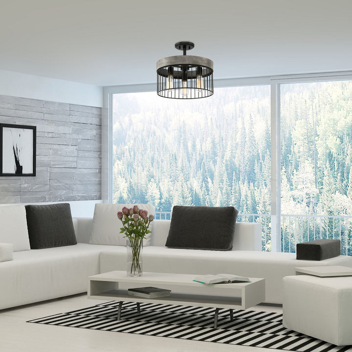 Designers Fountain Aster D226M-SF-MB Ceiling Light - Matte Black