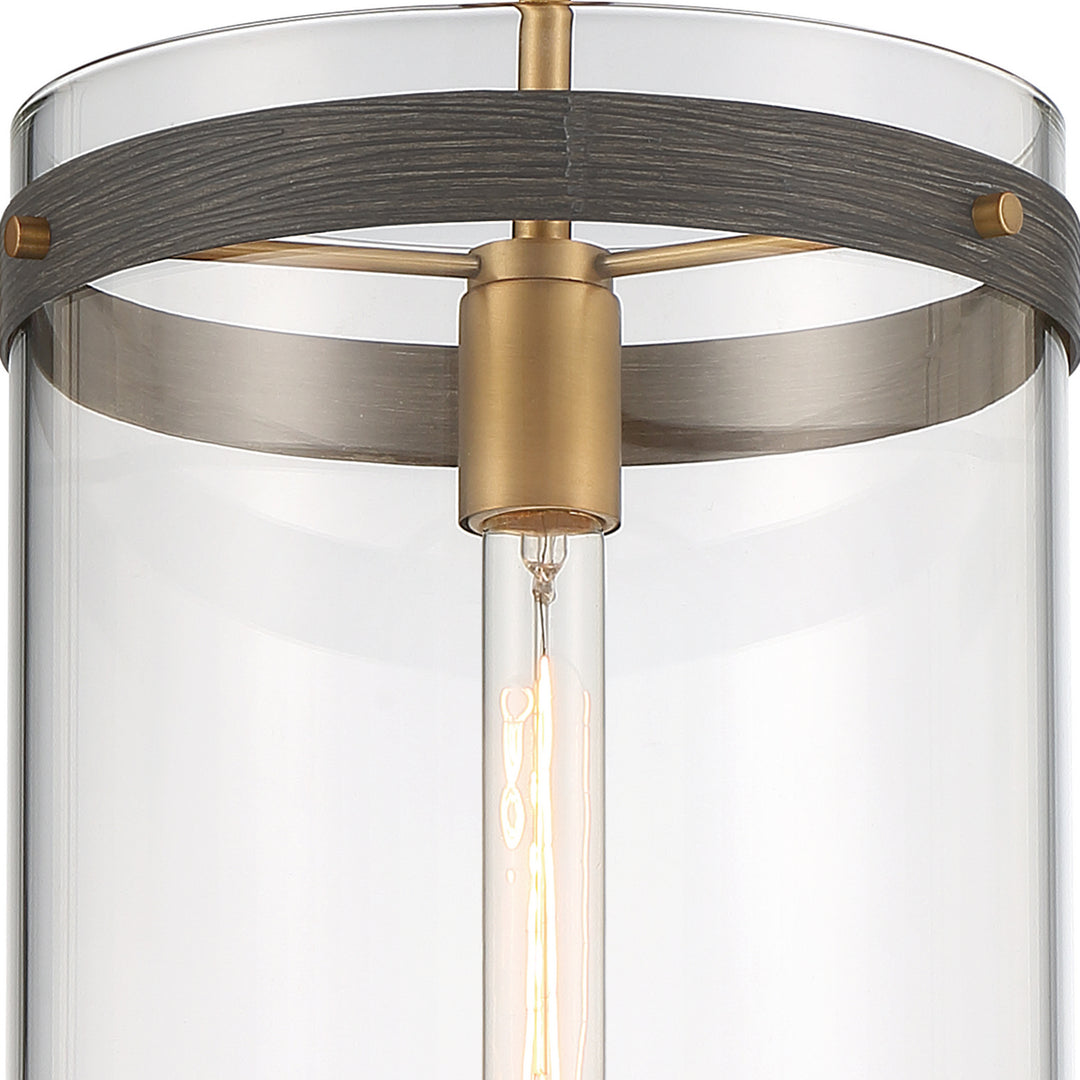 Designers Fountain Reflecta D227M-9P-OSB Pendant Light - Old Satin Brass