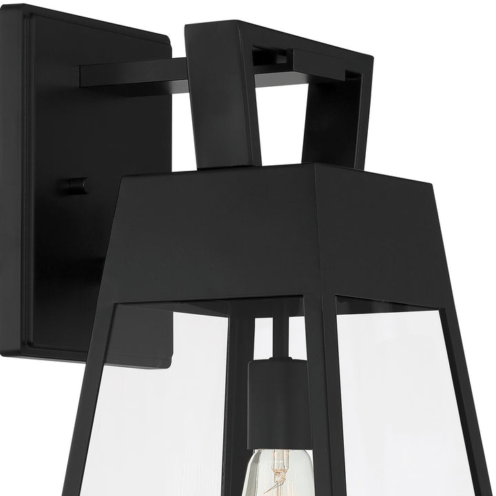 Designers Fountain D244M-9OW-MB Cooper One Light Wall Lantern Outdoor Black