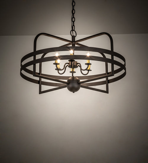 Meyda Tiffany Aldari 239586 Chandelier Light - Oil Rubbed Bronze