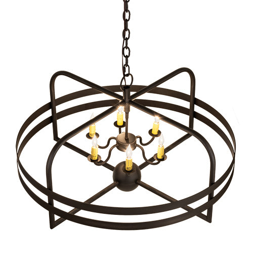 Meyda Tiffany Aldari 239586 Chandelier Light - Oil Rubbed Bronze