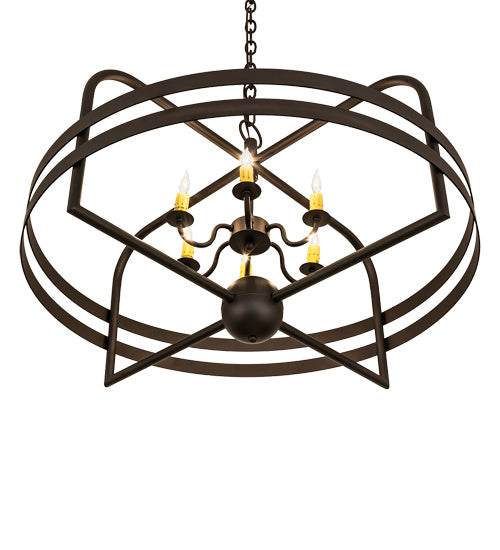 Meyda Tiffany Aldari 239586 Chandelier Light - Oil Rubbed Bronze