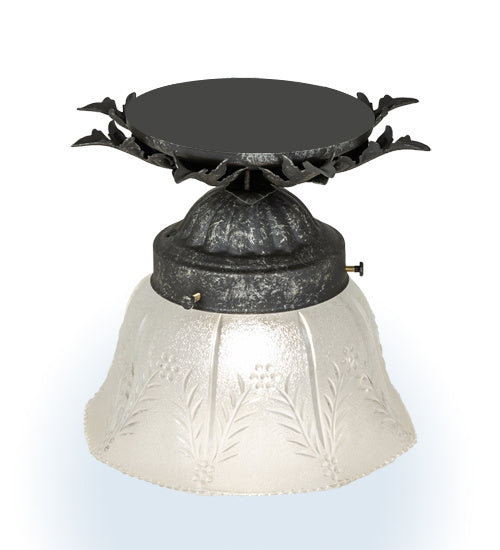 Meyda Tiffany Fancy Floral 239955 Ceiling Light - Pewter,Antique