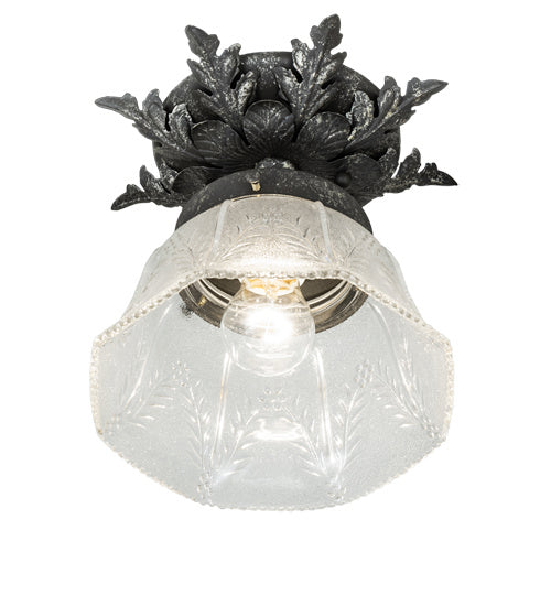 Meyda Tiffany Fancy Floral 239955 Ceiling Light - Pewter,Antique