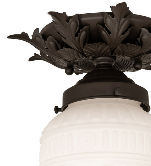 Meyda Tiffany Fancy Floral 239969 Ceiling Light - Oil Rubbed Bronze