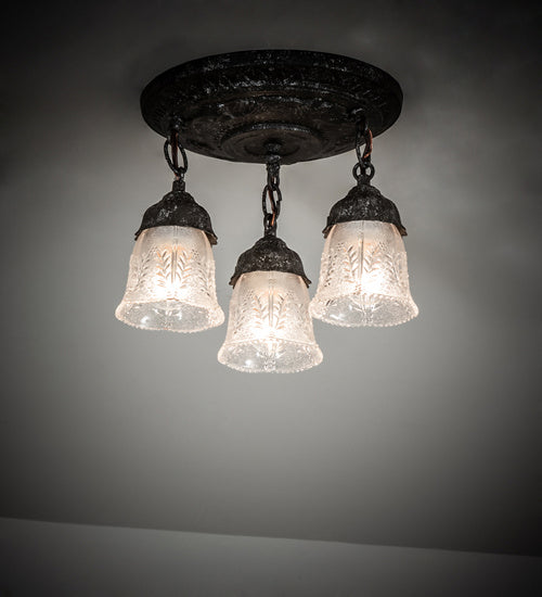 Meyda Tiffany Summer Wheat 239970 Ceiling Light - Pewter,Antique