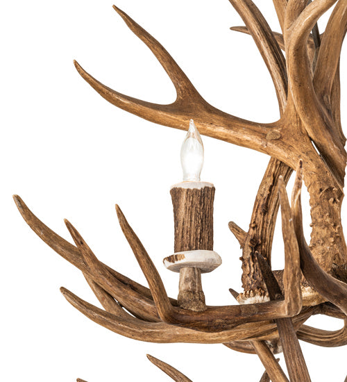 Meyda Tiffany Antlers 240289 Chandelier Light - Antique Copper
