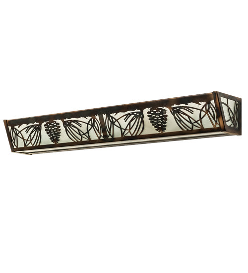 Meyda Tiffany Mountain Pine 241417 Bath Vanity Light 36 in. wide - Copper