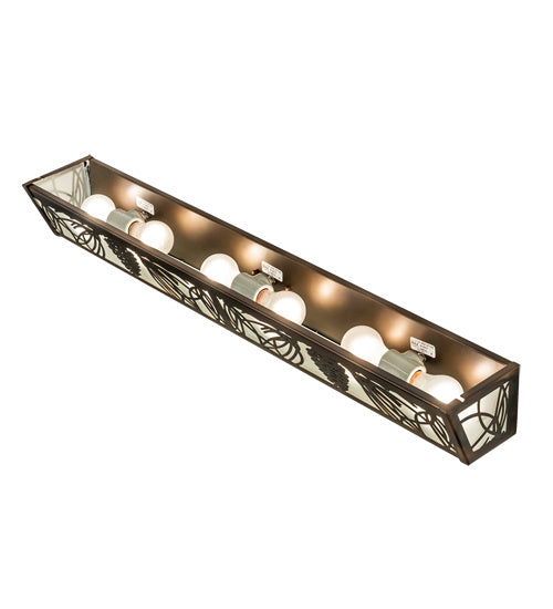 Meyda Tiffany Mountain Pine 241417 Bath Vanity Light 36 in. wide - Copper