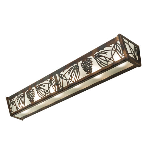 Meyda Tiffany Mountain Pine 241417 Bath Vanity Light 36 in. wide - Copper