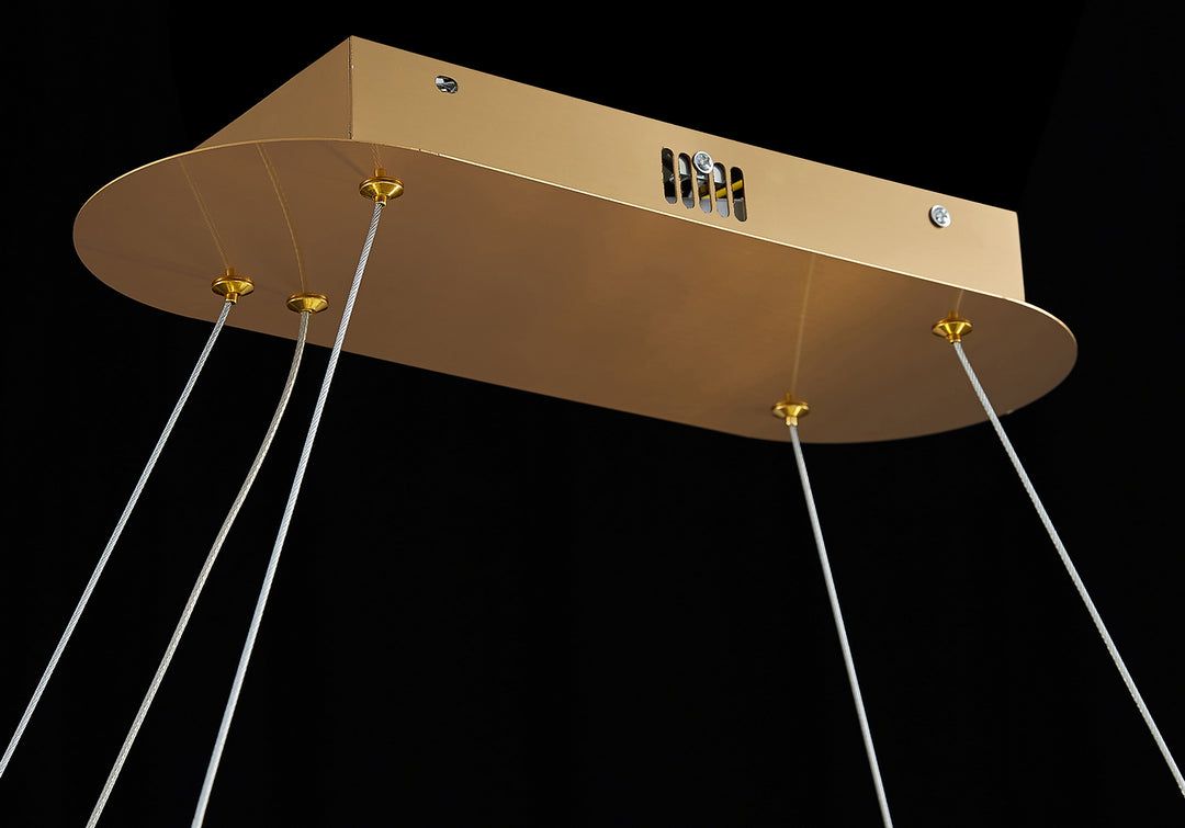 Bethel International FT74C40G Pendant Light - Gold