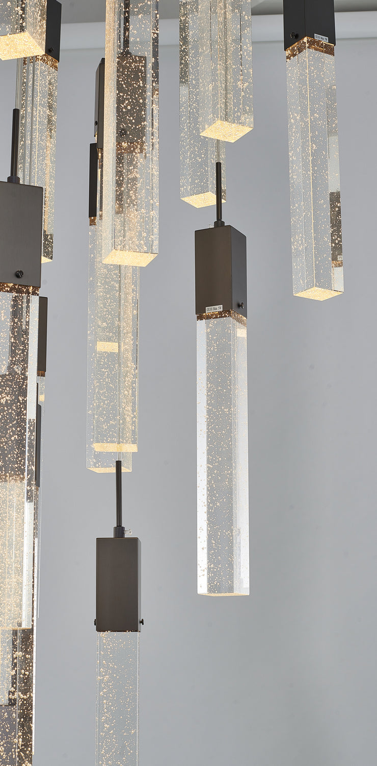 Bethel International ADS06C41B Chandelier Light - Matte Black