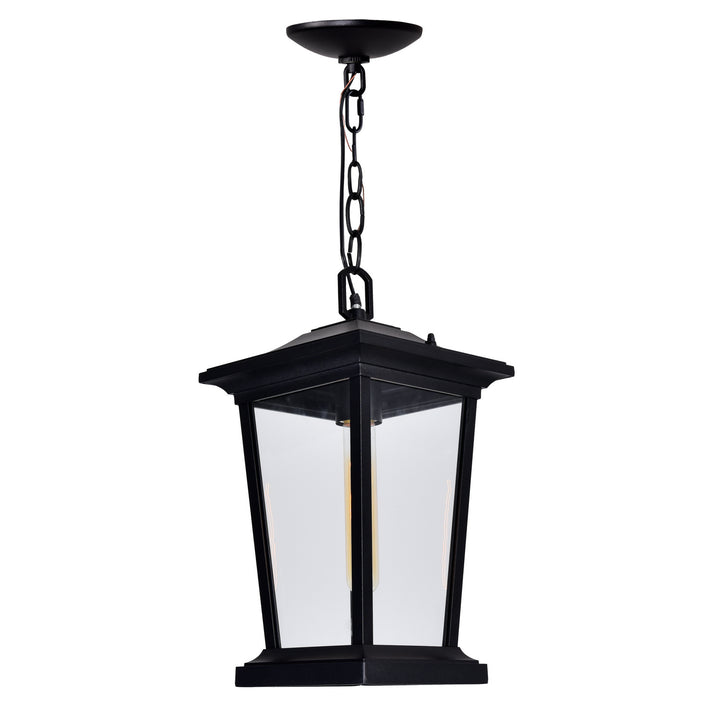 Cwi Lighting 0413P8-1-101  Leawood Outdoor Black