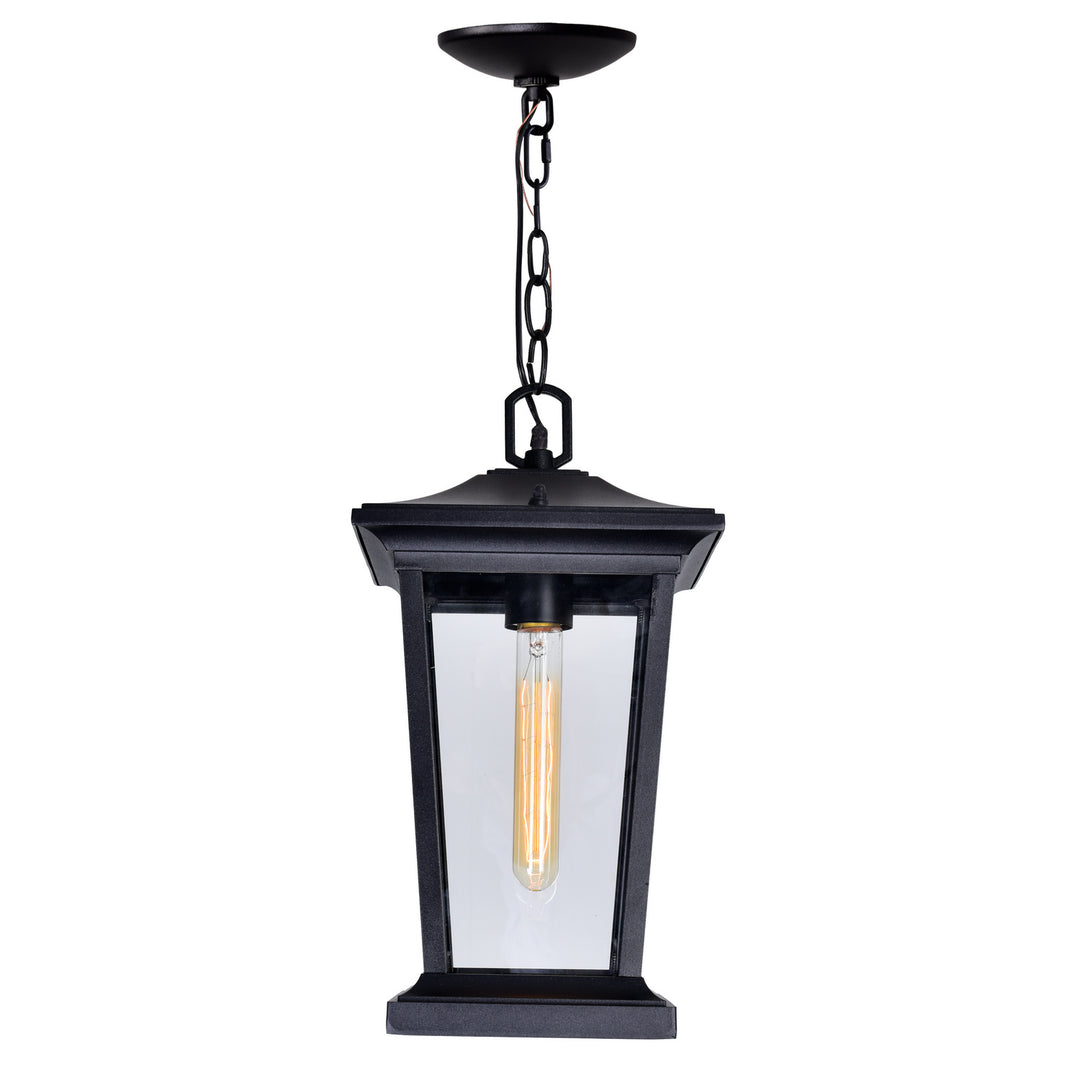Cwi Lighting 0413P8-1-101  Leawood Outdoor Black