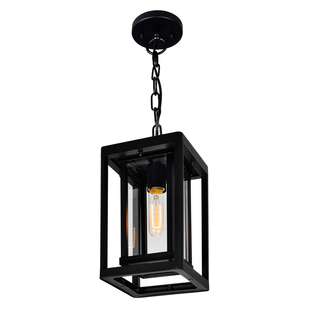 Cwi Lighting 0415P7-1-101  Mulvane Outdoor Black