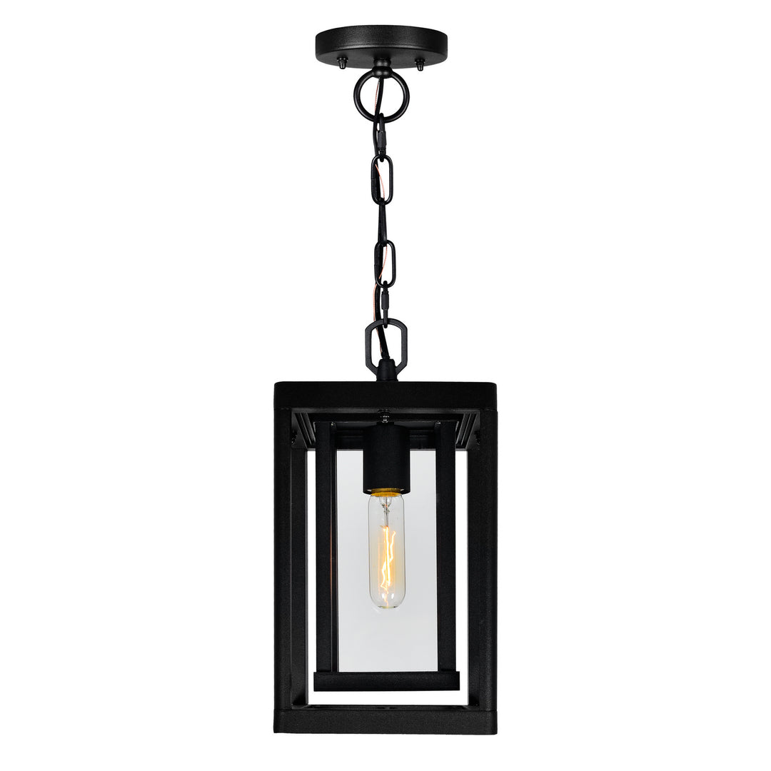 Cwi Lighting 0415P7-1-101  Mulvane Outdoor Black