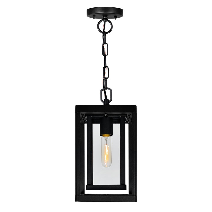 Cwi Lighting 0415P7-1-101  Mulvane Outdoor Black