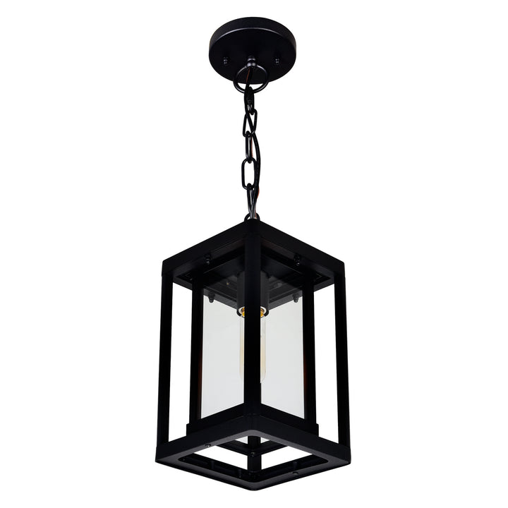 Cwi Lighting 0415P7-1-101  Mulvane Outdoor Black