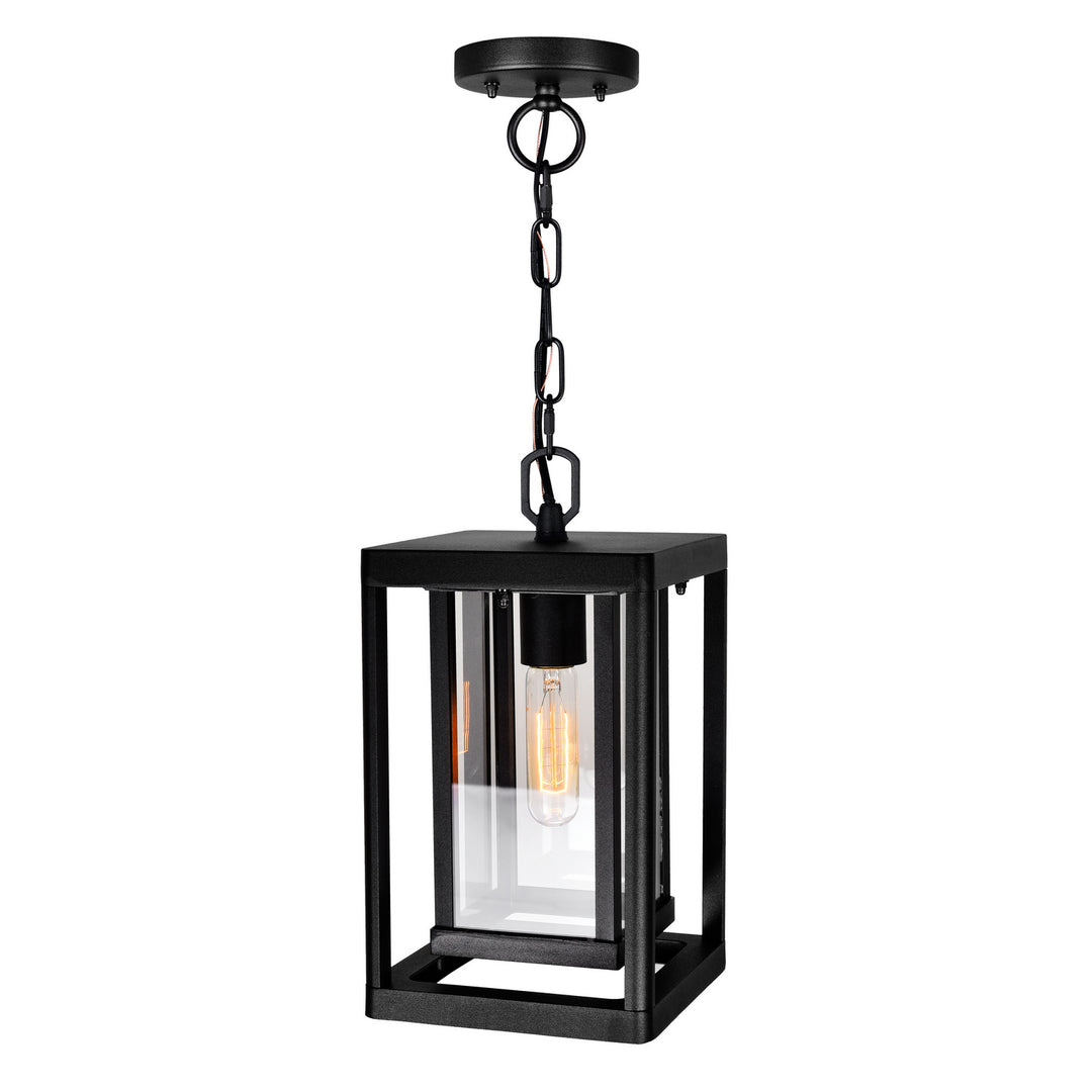 Cwi Lighting 0415P7-1-101  Mulvane Outdoor Black