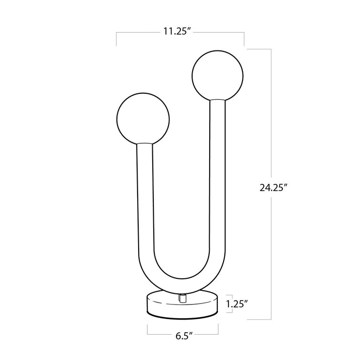 Regina Andrew 13-1487PN Modern Happy Lamp Polished Nickel