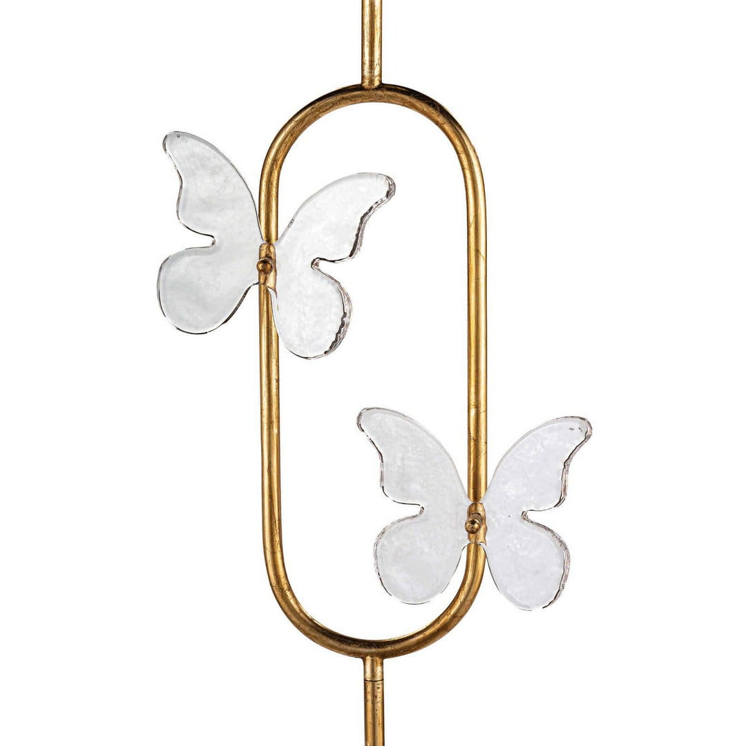 Regina Andrew 14-1053 Monarch One Light Floor Lamp Lamp Gold, Champ, Gld Leaf