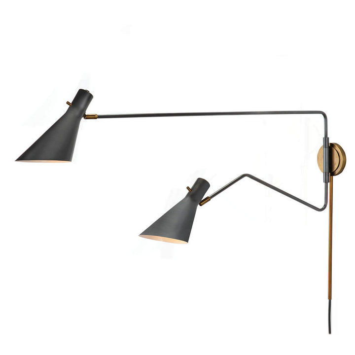 Regina Andrew 15-1135BBNB  Spyder Lamp Blackened Brass