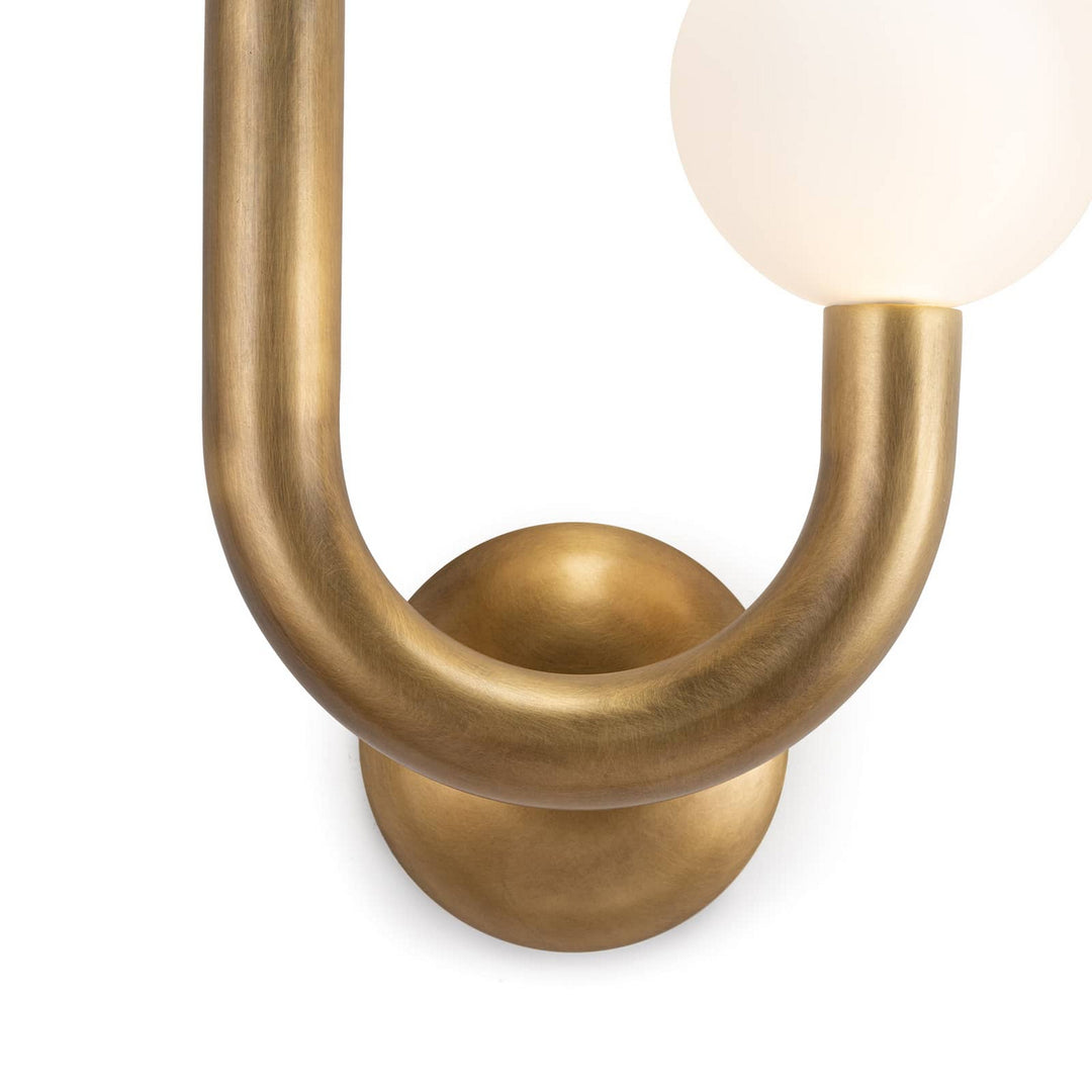 Regina Andrew Happy 15-1144R-NB Wall Sconce Light - Natural Brass