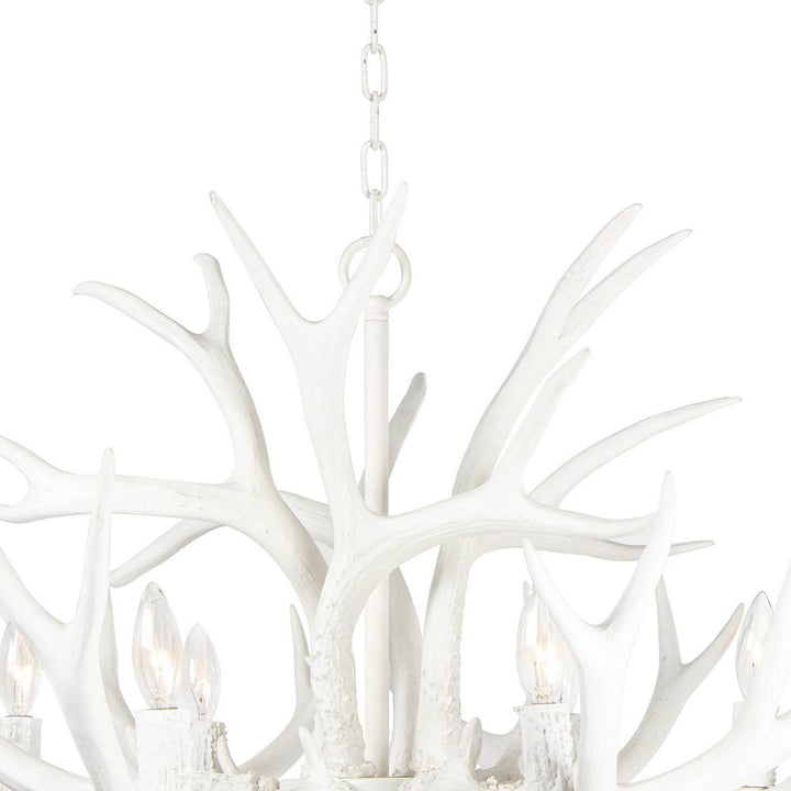 Regina Andrew Antler 16-1064WT Chandelier Light - White