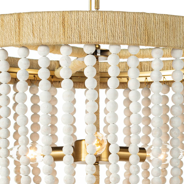 Regina Andrew Milos 16-1222WT Chandelier Light - White