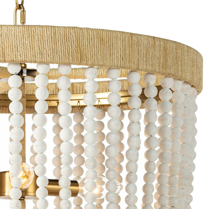 Regina Andrew Milos 16-1222WT Chandelier Light - White