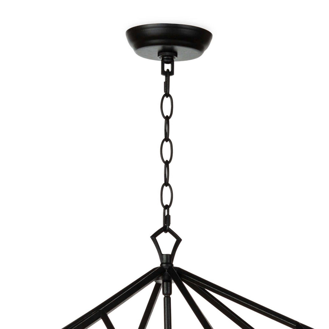 Regina Andrew Verdant 16-1279 Chandelier Light - Blackened Iron