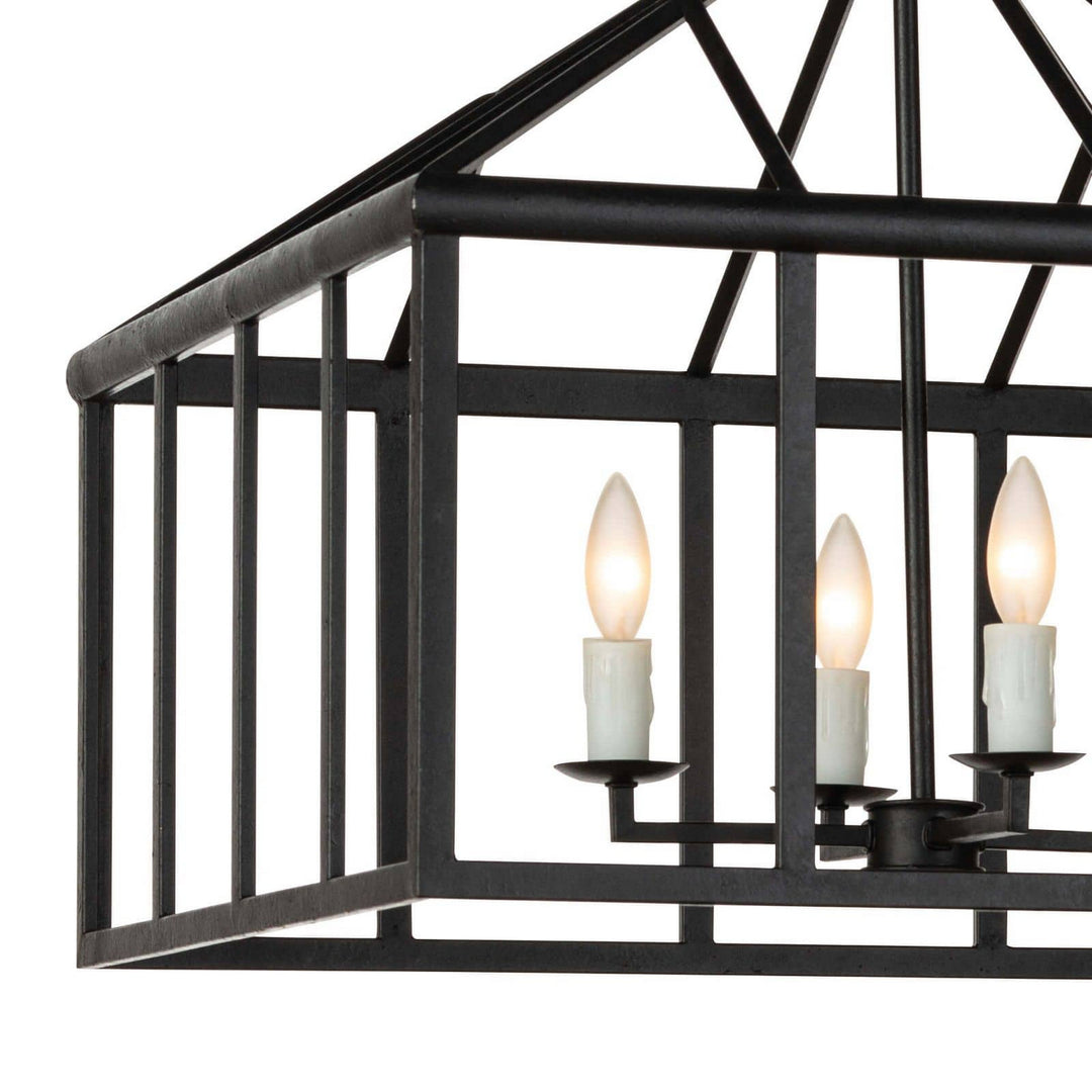 Regina Andrew Verdant 16-1279 Chandelier Light - Blackened Iron