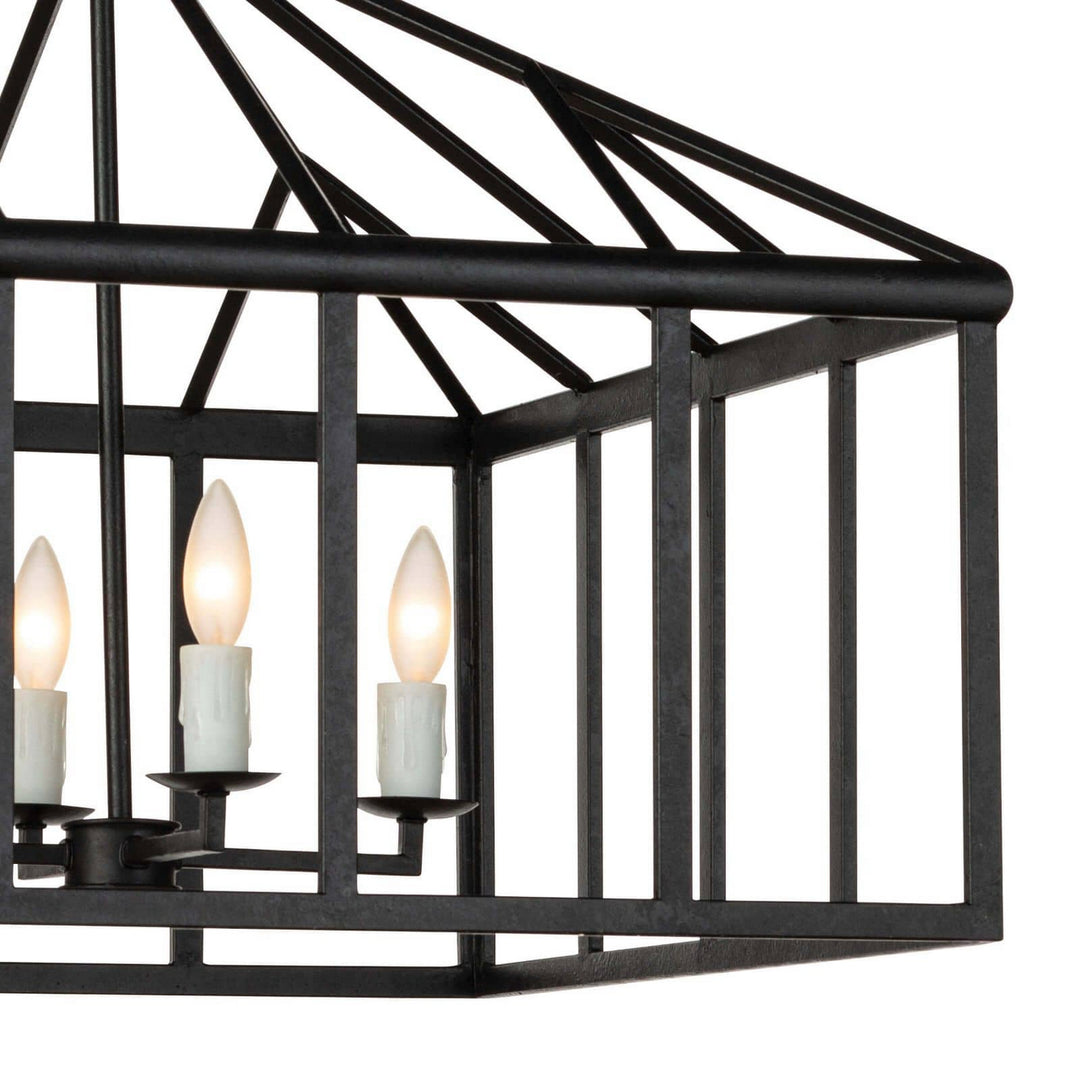 Regina Andrew Verdant 16-1279 Chandelier Light - Blackened Iron