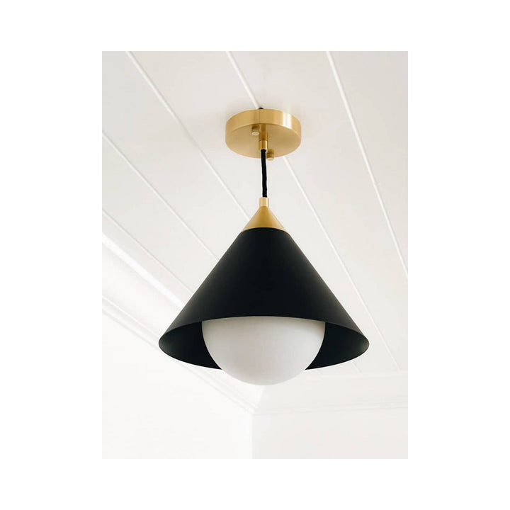 Regina Andrew Hilton 16-1306BBNB Pendant Light - Blackened Brass