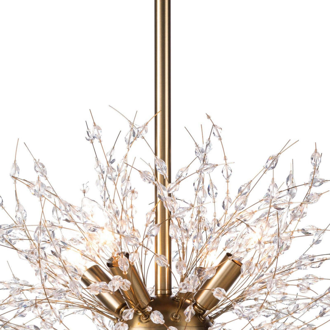 Regina Andrew Chiffon 16-1340 Chandelier Light - Natural Brass