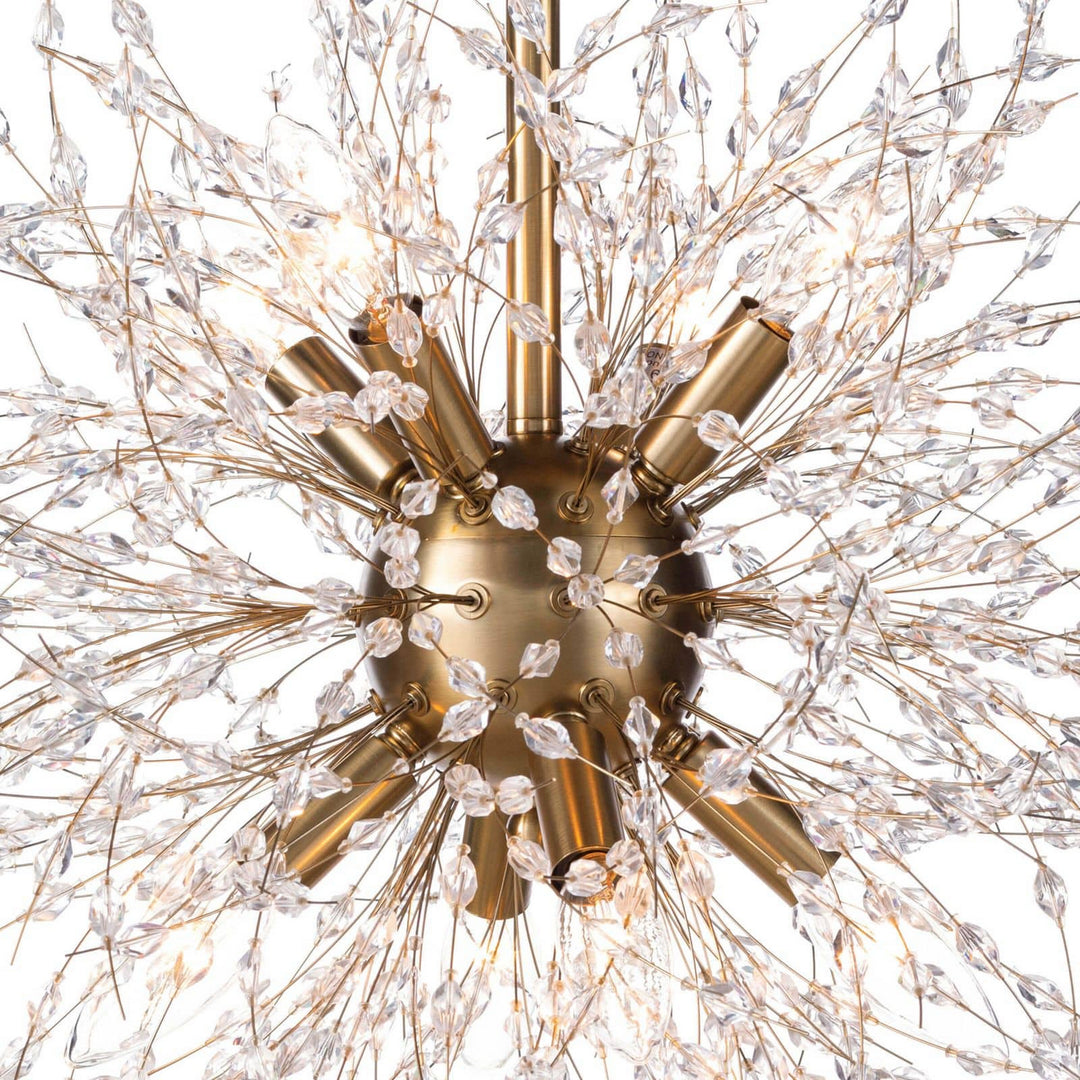 Regina Andrew Chiffon 16-1340 Chandelier Light - Natural Brass