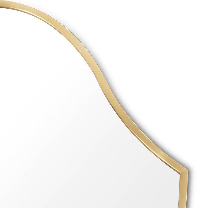 Regina Andrew 21-1120NB  Crest Mirror Natural Brass