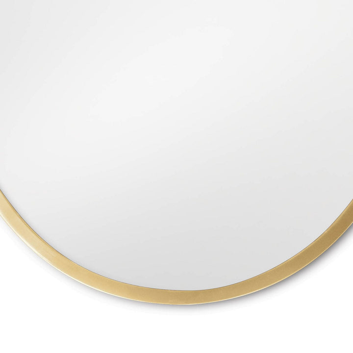 Regina Andrew 21-1120NB  Crest Mirror Natural Brass