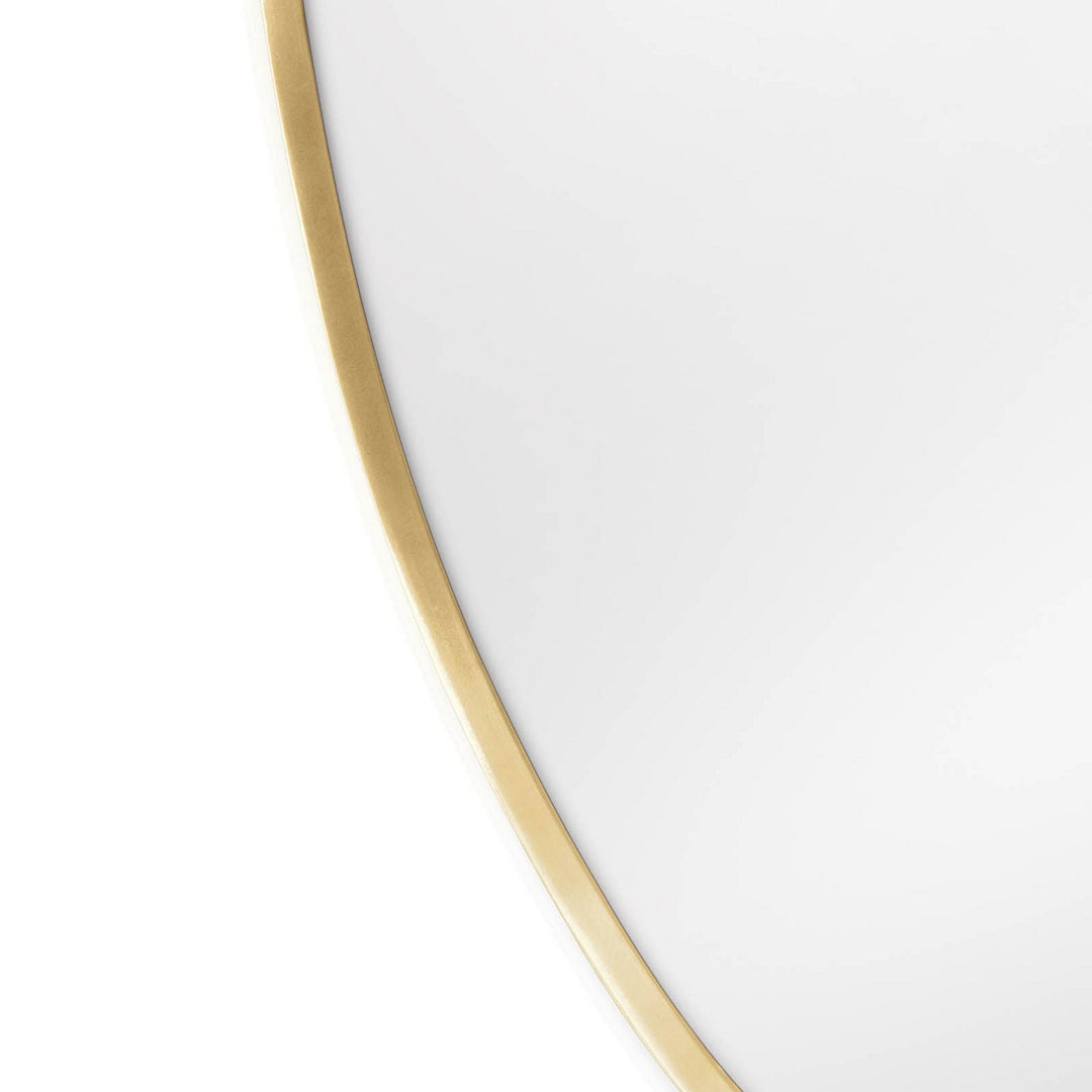 Regina Andrew 21-1120NB  Crest Mirror Natural Brass