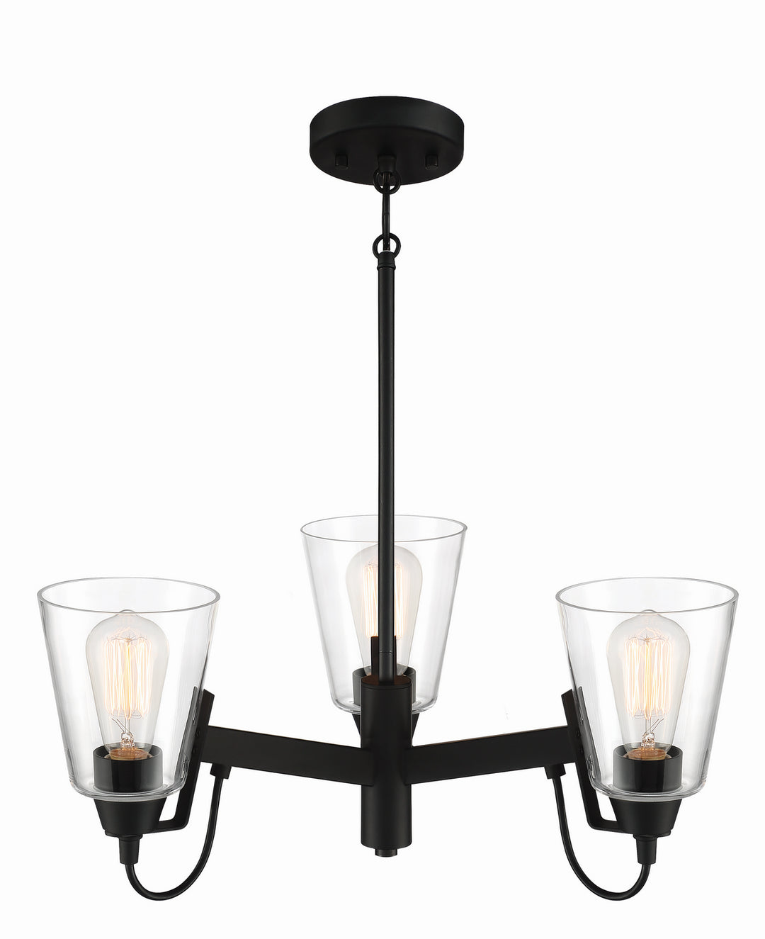 Minka-Lavery Beckonridge 3993-66A Chandelier Light - Coal