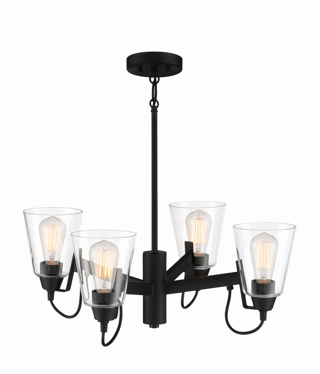 Minka-Lavery Beckonridge 3994-66A Chandelier Light - Coal