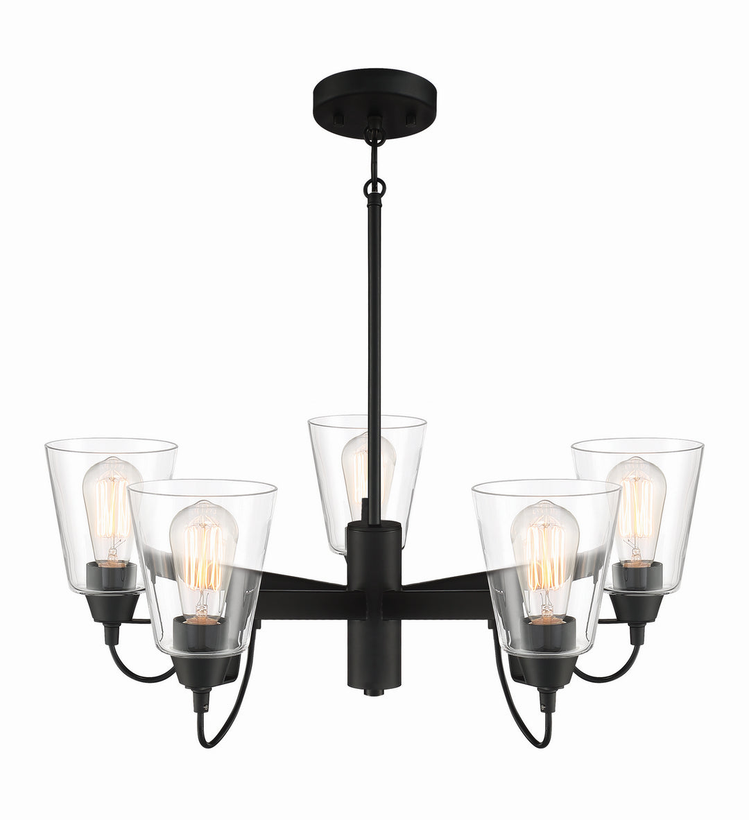 Minka-Lavery Beckonridge 3995-66A Chandelier Light - Coal