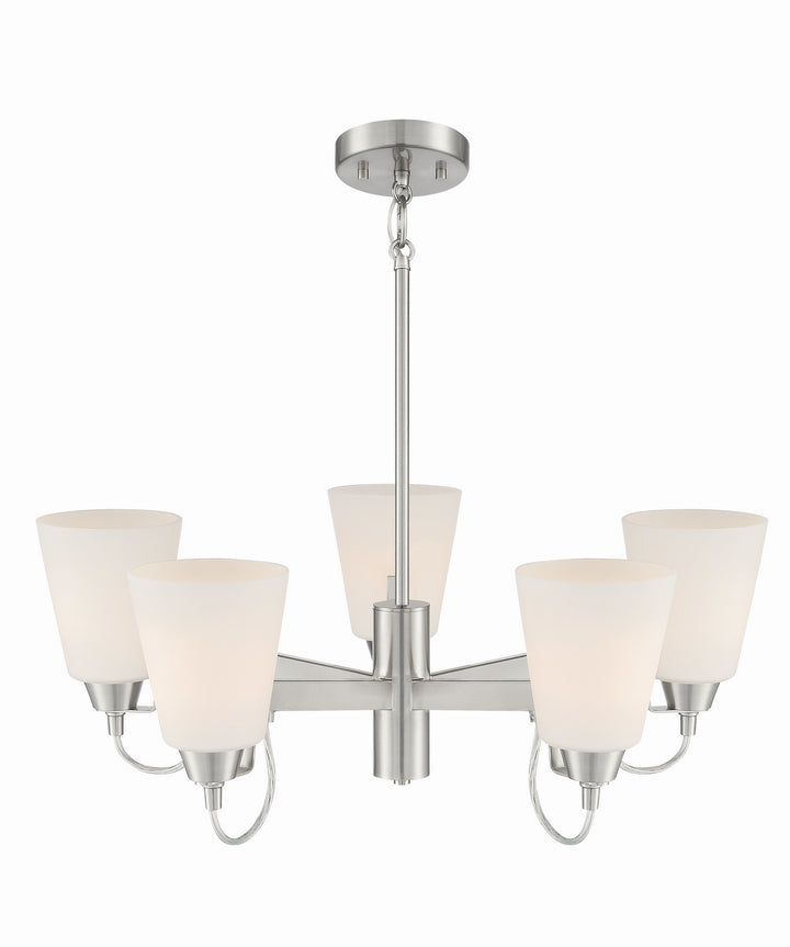 Minka-Lavery Beckonridge 3995-84 Chandelier Light - Brushed Nickel